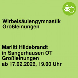 Wirbelsäulengymnastik Großleinungen