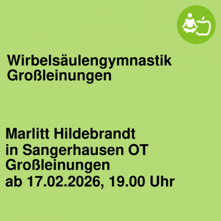 Wirbelsäulengymnastik Großleinungen