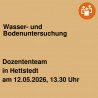 Wasser- und Bodenuntersuchung