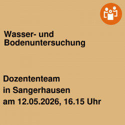 Wasser- und Bodenuntersuchung