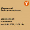 Wasser- und Bodenuntersuchung