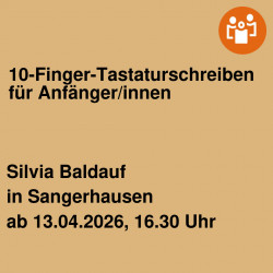 10-Finger-Tastaturschreiben für Anfänger/innen