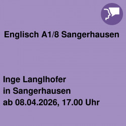 Englisch A1/8 Sangerhausen