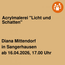 Acrylmalerei "Licht und Schatten"