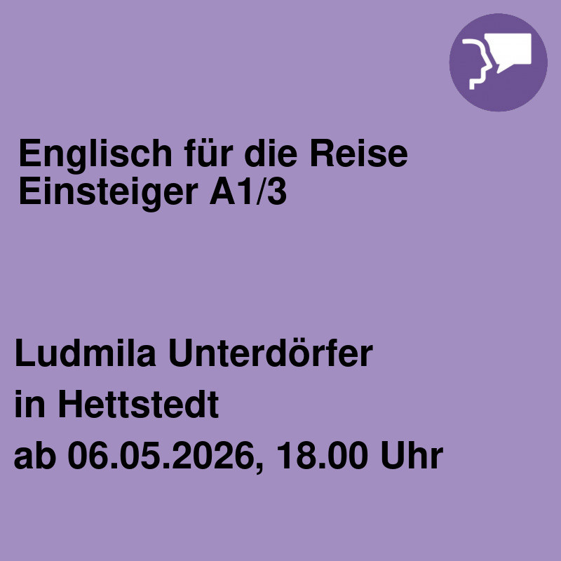 Englisch für die Reise Einsteiger A1/3