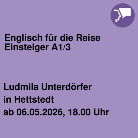 Englisch für die Reise Einsteiger A1/3