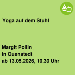 Yoga auf dem Stuhl