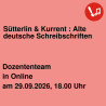 Sütterlin & Kurrent : Alte deutsche Schreibschriften