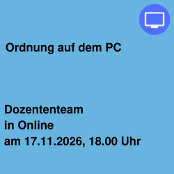 Ordnung auf dem PC