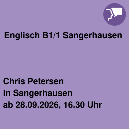 Englisch B1/1 Sangerhausen