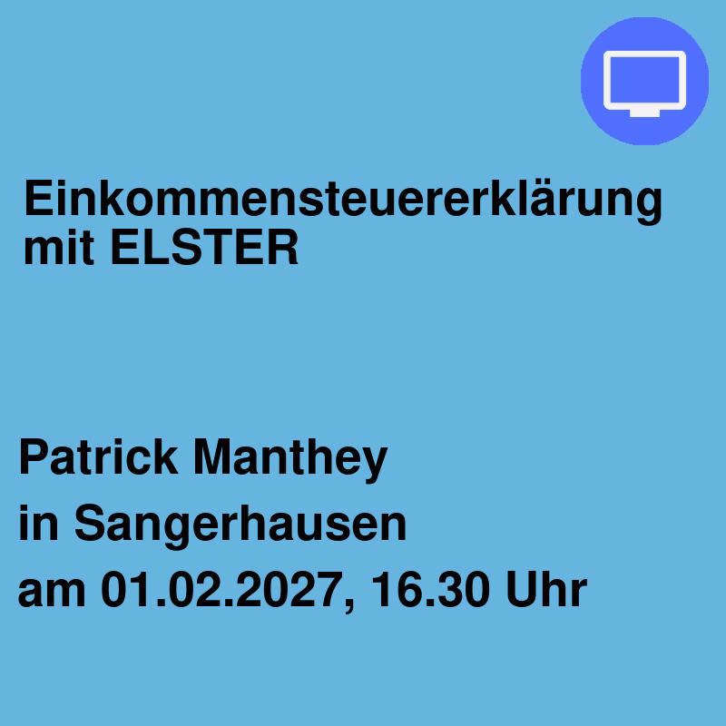 Einkommensteuererklärung mit ELSTER
