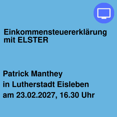 Einkommensteuererklärung mit ELSTER