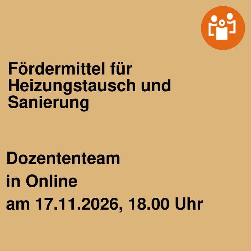 Fördermittel für Heizungstausch und Sanierung