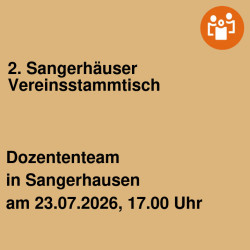 2. Sangerhäuser Vereinsstammtisch