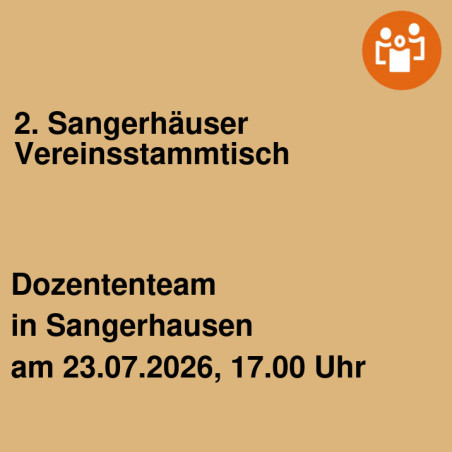 2. Sangerhäuser Vereinsstammtisch
