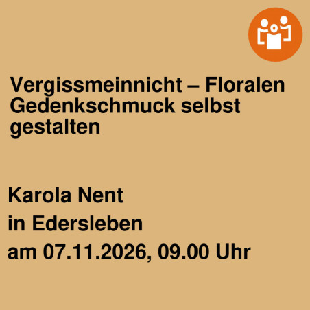 Vergissmeinnicht – Floralen Gedenkschmuck selbst gestalten