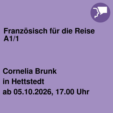 Französisch für die Reise A1/1