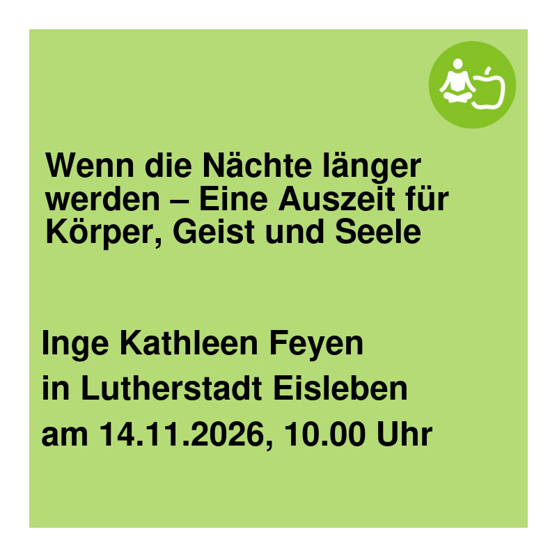 Wenn die Nächte länger werden – Eine Auszeit für Körper, Geist und Seele