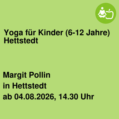 Yoga für Kinder (6-12 Jahre) Hettstedt