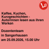 Kaffee, Kuchen, Kurzgeschichten - Autorinnen lesen aus ihren Werken