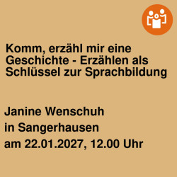 Komm, erzähl mir eine Geschichte - Erzählen als Schlüssel zur Sprachbildung