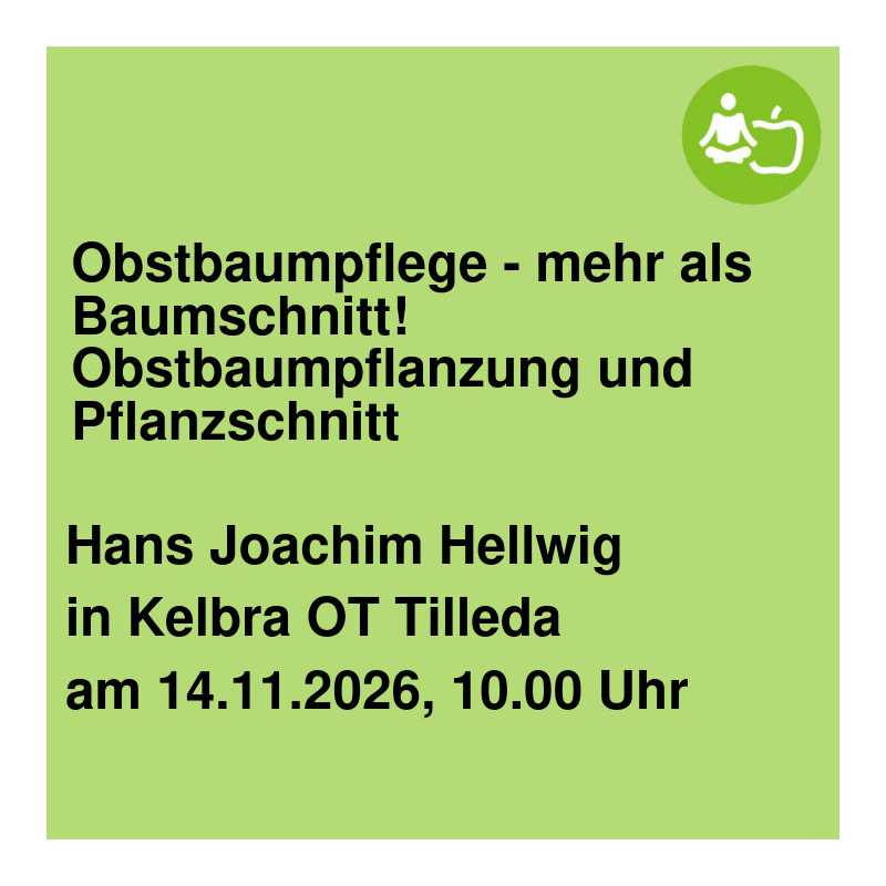Obstbaumpflege - mehr als Baumschnitt! Obstbaumpflanzung und Pflanzschnitt