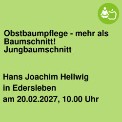Obstbaumpflege - mehr als Baumschnitt! Jungbaumschnitt