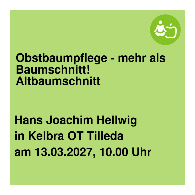 Obstbaumpflege - mehr als Baumschnitt! Altbaumschnitt