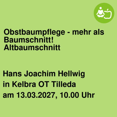 Obstbaumpflege - mehr als Baumschnitt! Altbaumschnitt