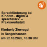 Sprachförderung bei Kindern - digital & sprachstark! – Praxiswerkstatt