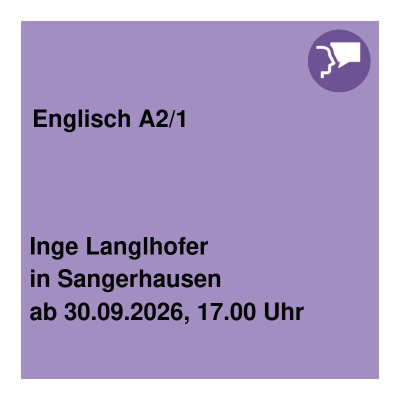 Englisch A2/1