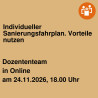 Individueller Sanierungsfahrplan. Vorteile nutzen