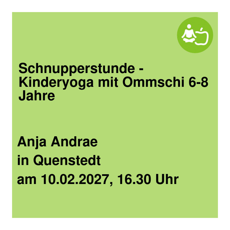 Schnupperstunde - Kinderyoga mit Ommschi  6-8 Jahre