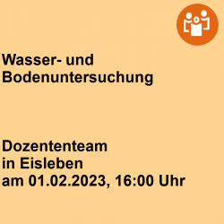Wasser- und Bodenuntersuchung