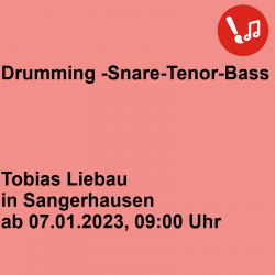 Drumming - Snare-Tenor- Bass