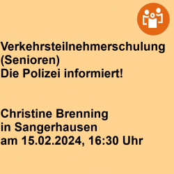 Verkehrsteilnehmerschulung...