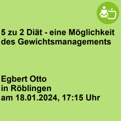 5 zu 2 Diät- eine...