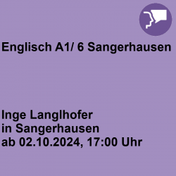 Englisch A1/6 Sangerhausen