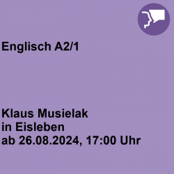 Englisch A2/1 Eisleben