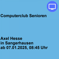 Computerclub Senioren Dienstag