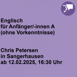 Englisch für Anfänger/-innen