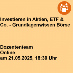 Investieren in Aktien, ETF...