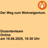 Der Weg zum Wohneigentum