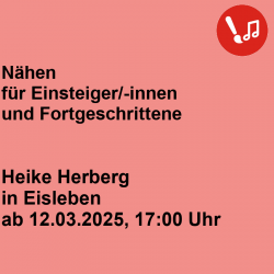 Nähen für Einsteiger/-innen...