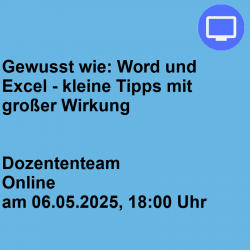 Gewusst wie: Word und Excel...