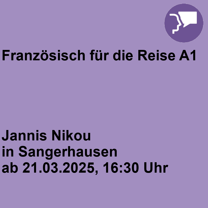 Französisch für die Reise A1 Französisch für die Reise A1