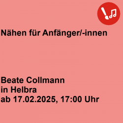 Nähen für Anfänger/-innen