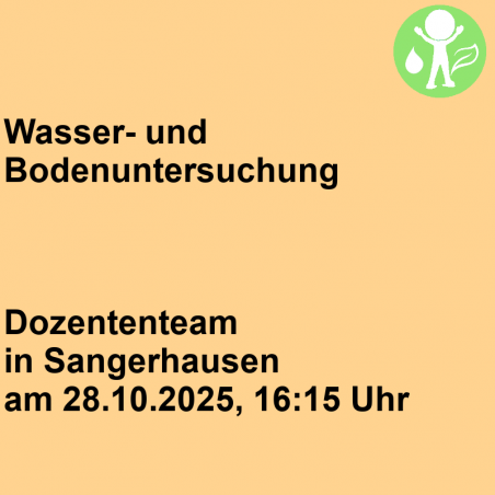 Wasser- und Bodenuntersuchung