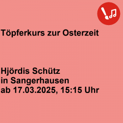 Töpferkurs zur Osterzeit