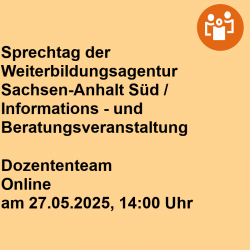 Sprechtag der...